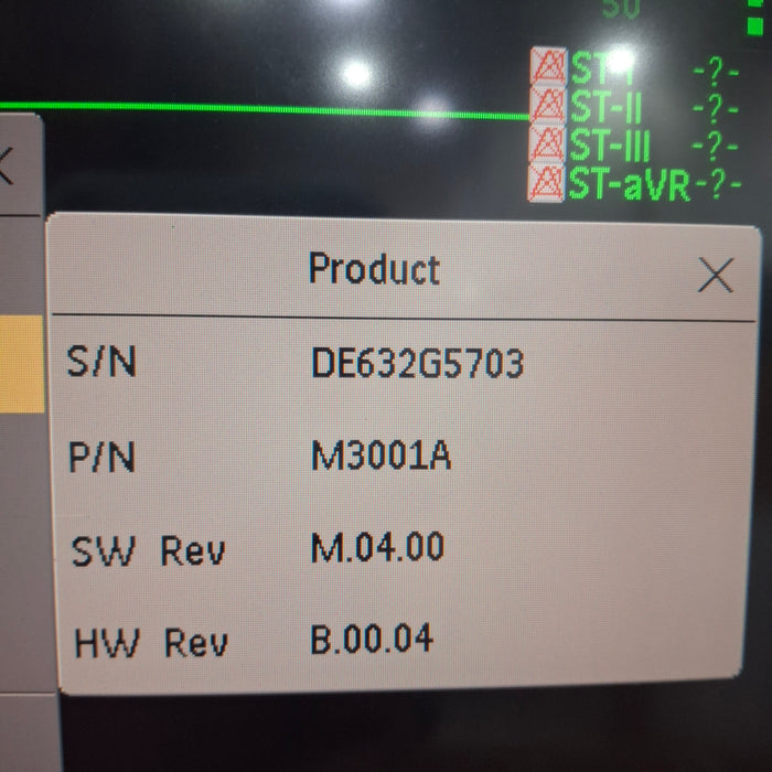 Philips M3001A-A03C06 Masimo SpO2, NIBP, ECG, Temp, IBP MMS Module
