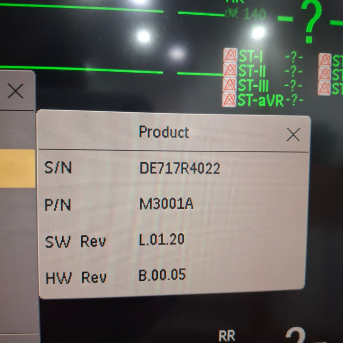 Philips M3001A-A03C06 Masimo SpO2, NIBP, ECG, Temp, IBP MMS Module