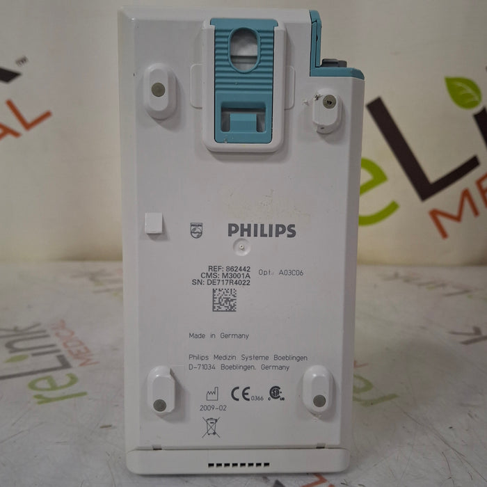 Philips M3001A-A03C06 Masimo SpO2, NIBP, ECG, Temp, IBP MMS Module