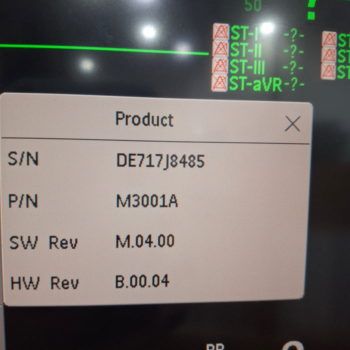 Philips M3001A-A03C06 Masimo SpO2, NIBP, ECG, Temp, IBP MMS Module