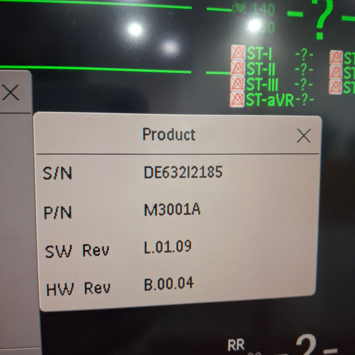 Philips M3001A-A03C06 Masimo SpO2, NIBP, ECG, Temp, IBP MMS Module