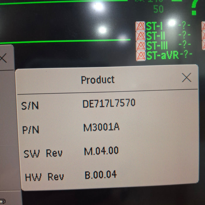 Philips M3001A-A03C06 Masimo SpO2, NIBP, ECG, Temp, IBP MMS Module