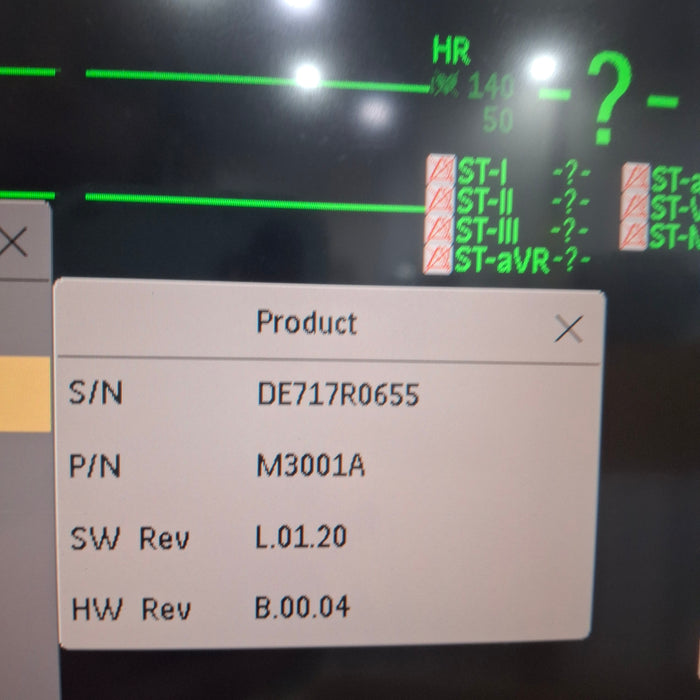 Philips M3001A-A03C06 Masimo SpO2, NIBP, ECG, Temp, IBP MMS Module