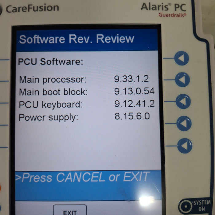 CareFusion Alaris 8015 Large Screen POC Infusion Pump