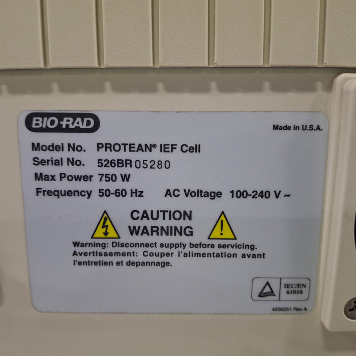Bio-Rad Bio-Rad PROTEAN IEF Cell first dimension IEF system Research Lab reLink Medical