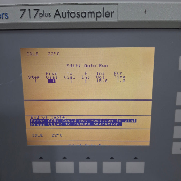 Waters 717Plus Autosampler