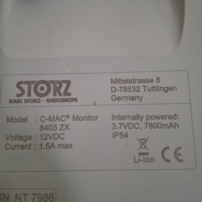 Karl Storz 8403 ZX C-MAC Monitor