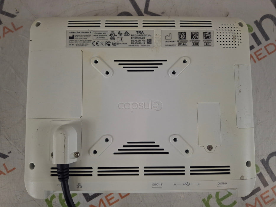 Smartlinx Inc Capsule Technologies Neuron 3 Monitor