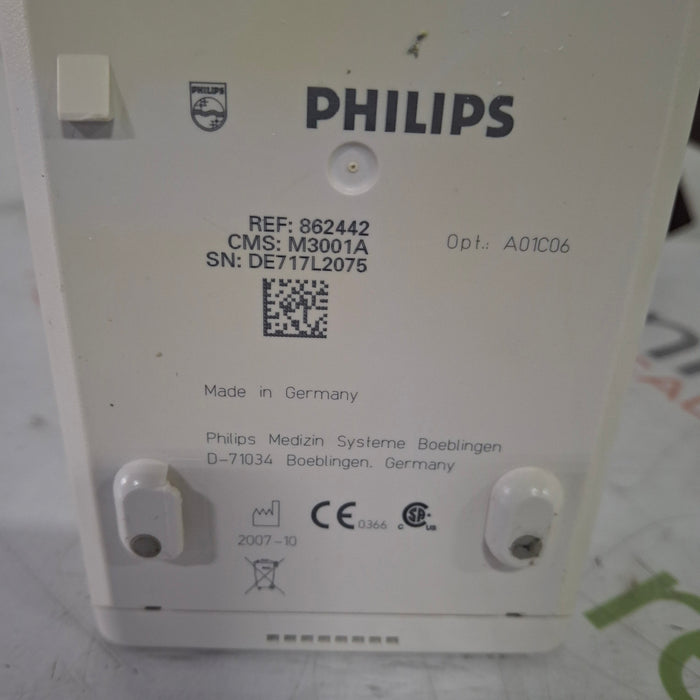 Philips Philips M3001A-A01C06 Fast SpO2, NIBP, ECG, Temp, IBP MMS Module Patient Monitors reLink Medical