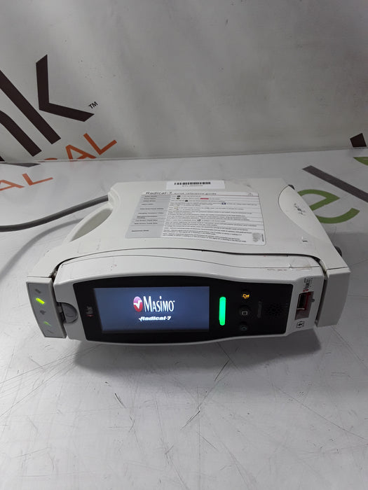 Masimo Masimo Radical 7 Pulse Oximeter w/ Base Patient Monitors reLink Medical