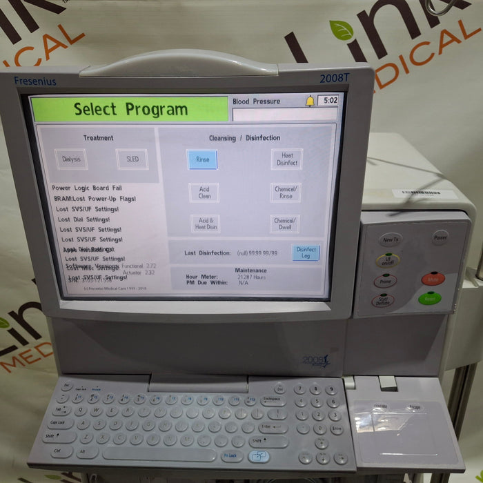 Fresenius Fresenius 2008T Dialysis Machine Hemodialysis Dialysis reLink Medical