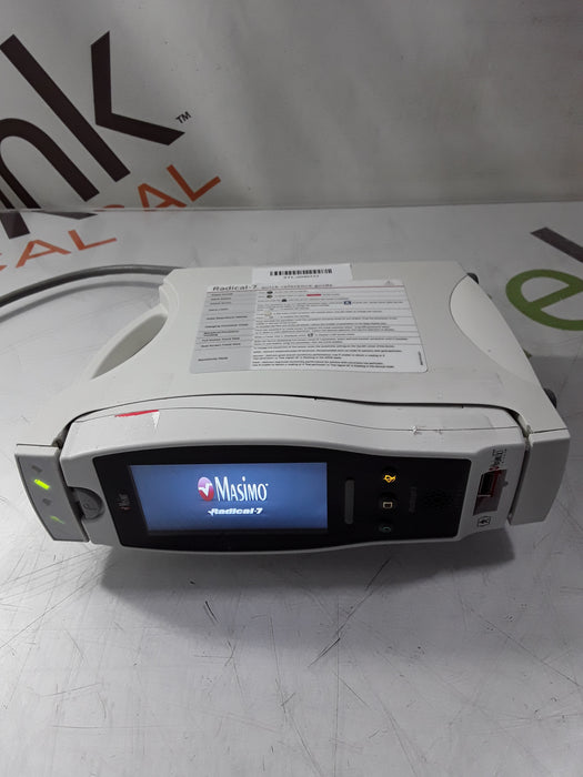 Masimo Masimo Radical 7 Pulse Oximeter w/ Base Patient Monitors reLink Medical