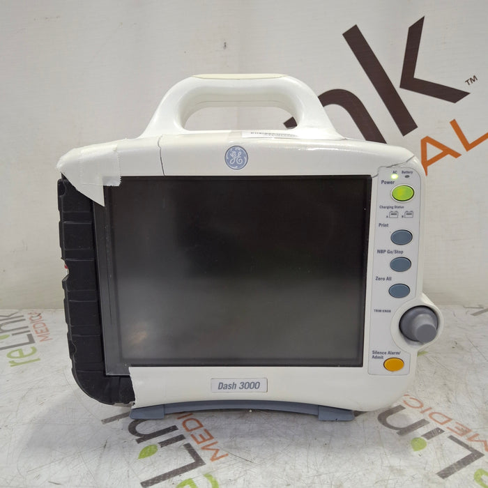 GE Healthcare Dash 3000 - Masimo SpO2 Patient Monitor