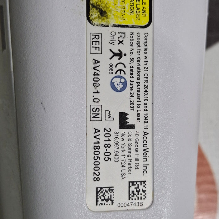 AccuVein AccuVein AV400 UV Light Vein Finder Surgical Equipment reLink Medical