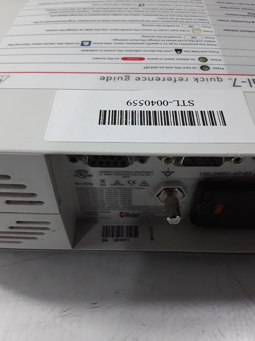 Masimo Radical 7 Pulse Oximeter w/ Base