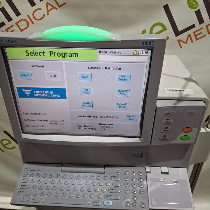 Fresenius 2008T Dialysis Machine Hemodialysis