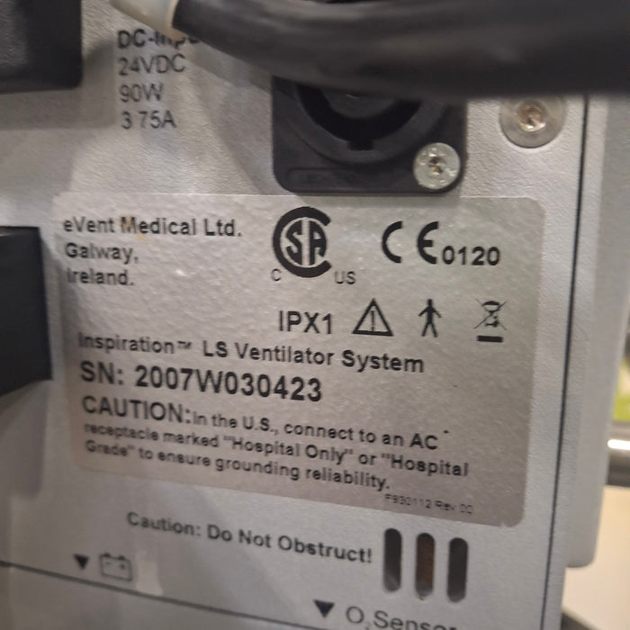 eVent Medical eVent Medical Inspiration LS Infant Ventilator Respiratory reLink Medical