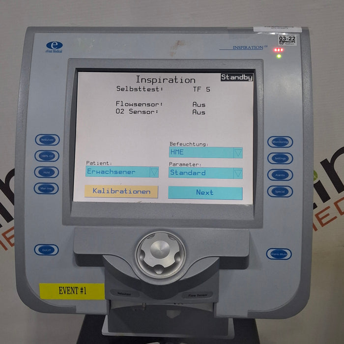 eVent Medical eVent Medical Inspiration LS Infant Ventilator Respiratory reLink Medical