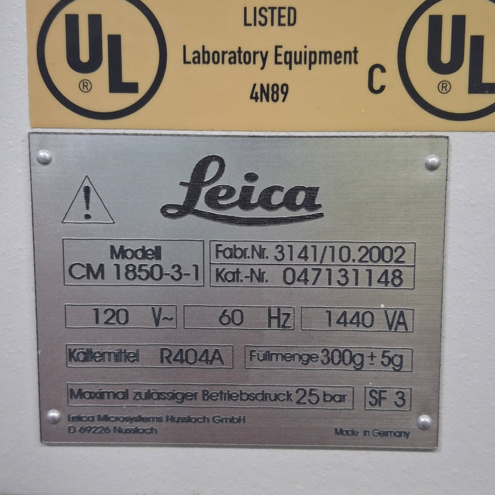 Leica CM1850 Cryostat