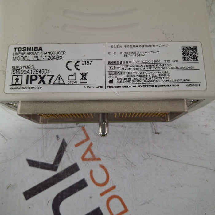 Toshiba PLT-1204BX Linear Array Transducer