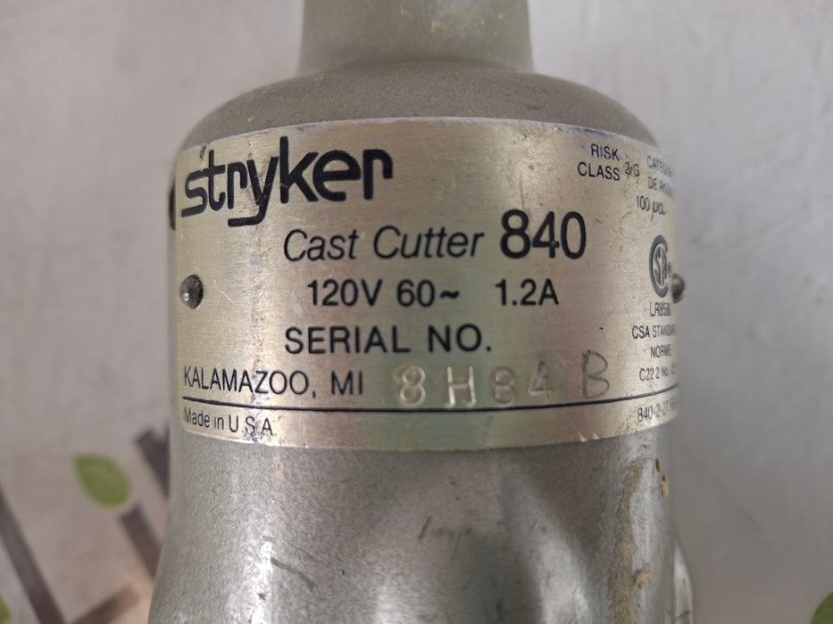 Stryker 840 cast cutter