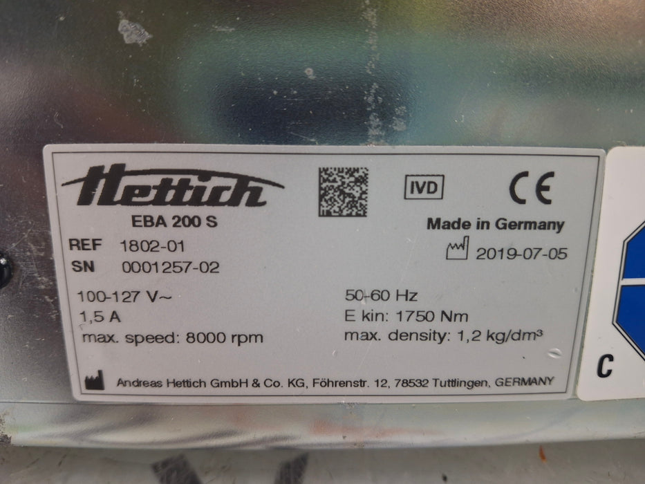 Hettich Instruments EBA 200 S Centrifuge