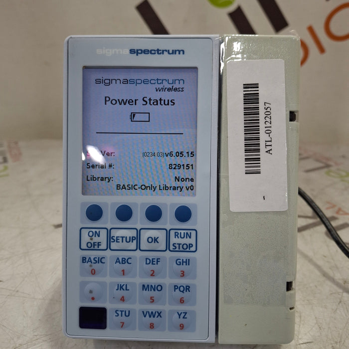 Baxter Sigma Spectrum 6.05.15 without Battery Infusion Pump