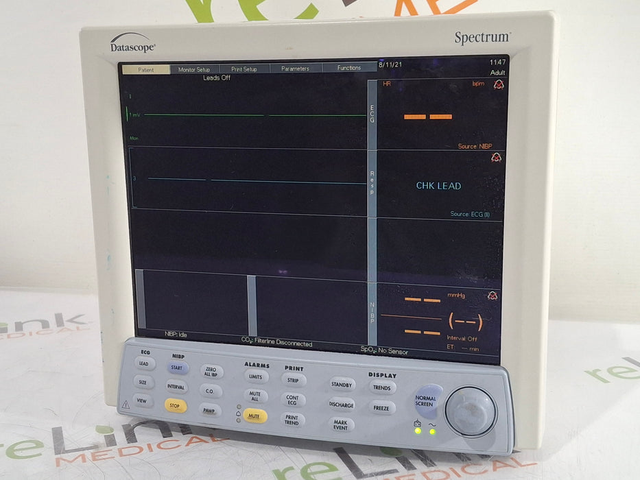 Datascope Spectrum w/CO2 Patient Monitor