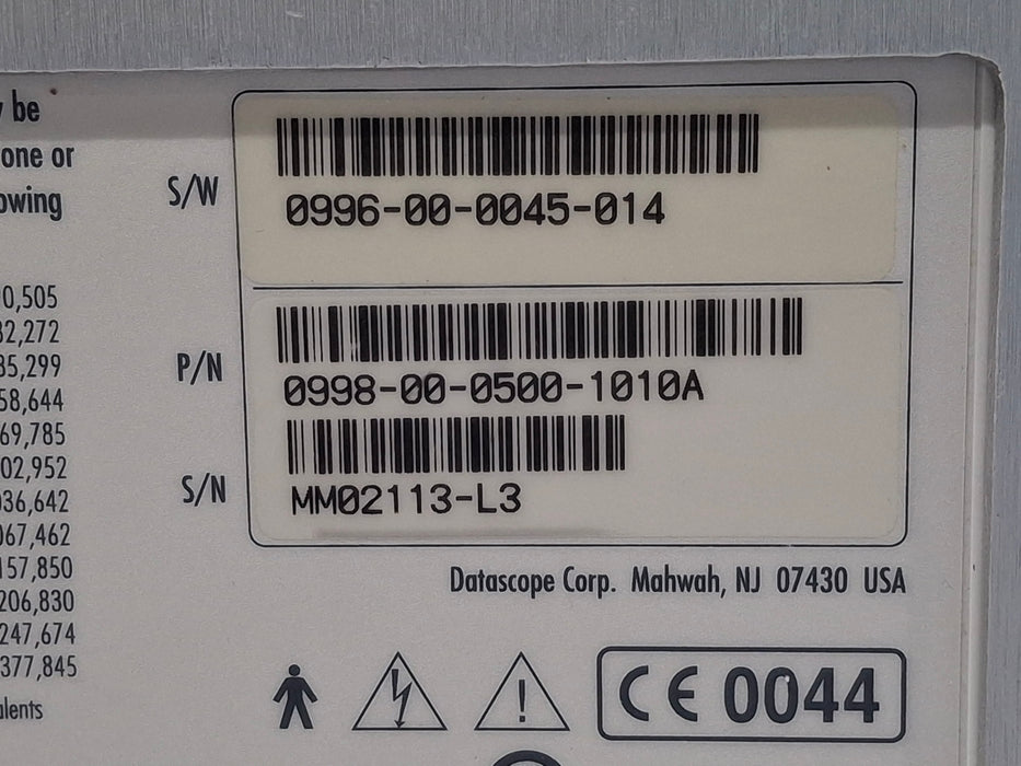 Datascope Spectrum w/CO2 Patient Monitor