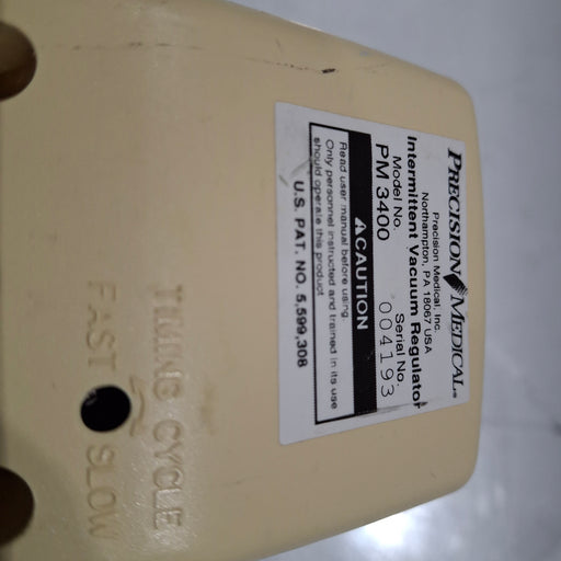 Precision Medical Precision Medical PM3400 Pediatric Continuous Intermittent Vacuum Regulator Respiratory reLink Medical