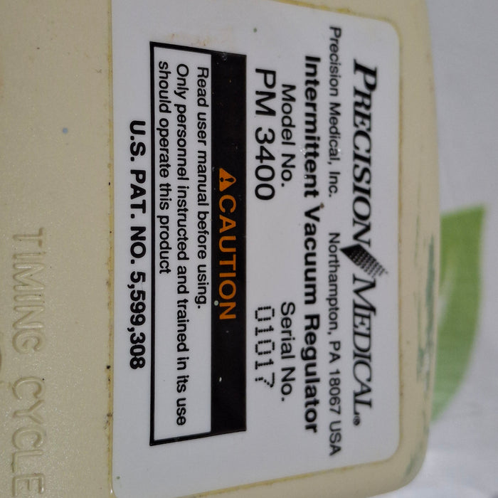 Precision Medical Precision Medical PM3400 Pediatric Continuous Intermittent Vacuum Regulator Respiratory reLink Medical