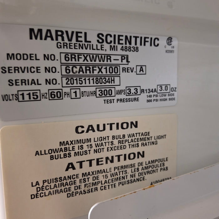 Marvel Scientific Marvel Scientific Laboratory Refrigerator Research Lab reLink Medical