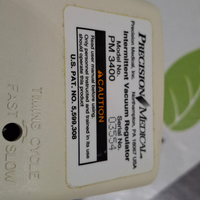 Precision Medical PM3400 Pediatric Continuous Intermittent Vacuum Regulator