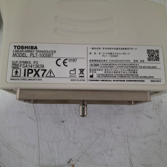Toshiba Toshiba PLT-1005BT Linear Array Transducer Ultrasound Probes reLink Medical