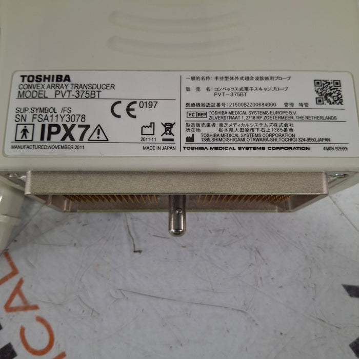 Toshiba PVT-375BT Convex Transducer