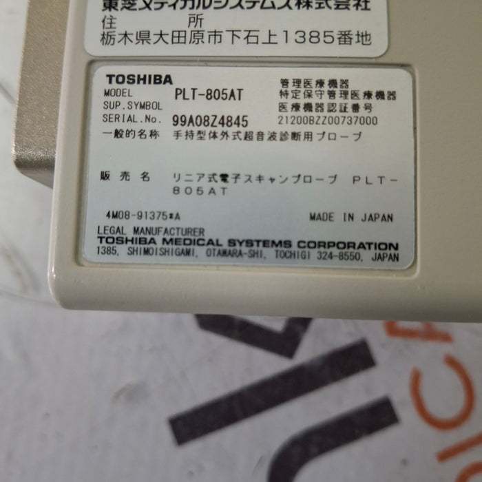 Toshiba PLT-805AT Linear Array Transducer
