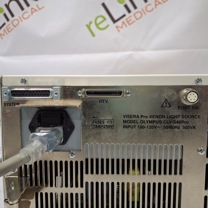 Olympus Olympus CLV-S40 Pro Xenon Light Source Rigid Endoscopy reLink Medical