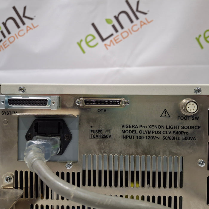 Olympus Olympus CLV-S40 Pro Xenon Light Source Rigid Endoscopy reLink Medical