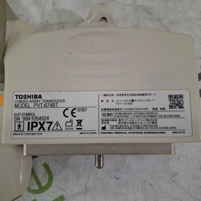 Toshiba Toshiba PVT-674BT Convex Ultrasound Transducer Ultrasound Probes reLink Medical