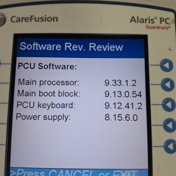 CareFusion Alaris 8015 Large Screen POC Infusion Pump