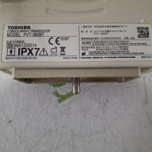Toshiba Toshiba PVT-382BT Micro Convex Transducer Ultrasound Probes reLink Medical