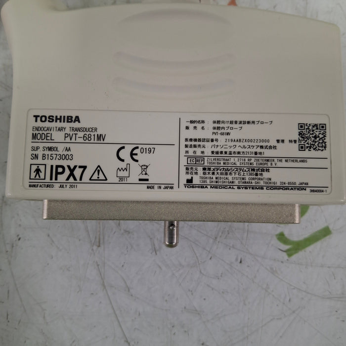 Toshiba PVT-681MV Endocavitary Transducer