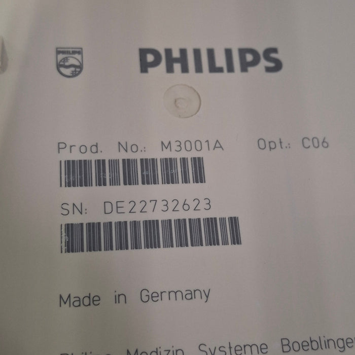 Philips M3001A-C06 Fast SpO2, NIBP, ECG, Temp, IBP MMS Module
