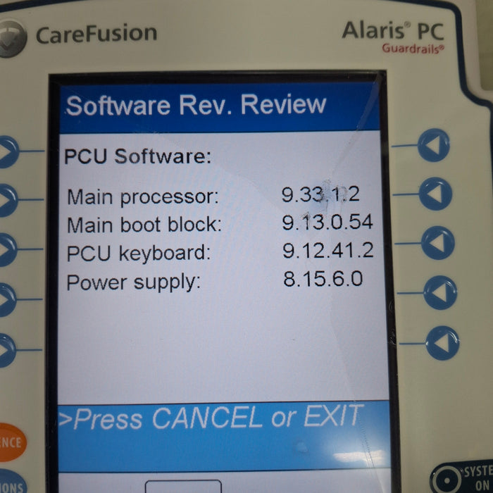 CareFusion Alaris 8015 Large Screen POC Infusion Pump