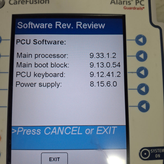 CareFusion Alaris 8015 Large Screen POC Infusion Pump