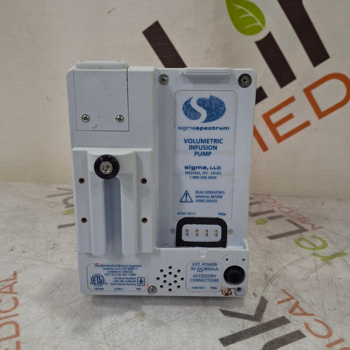 Baxter Sigma Spectrum w/Non Wireless or No Battery Infusion Pump