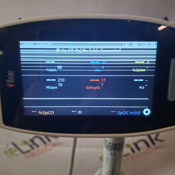 Masimo Masimo Radical 7 Pulse Oximeter w/ Base Patient Monitors reLink Medical