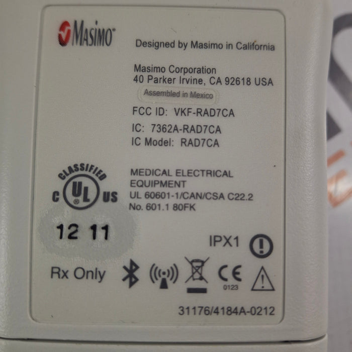 Masimo Masimo Radical 7 Pulse Oximeter w/ Base Patient Monitors reLink Medical