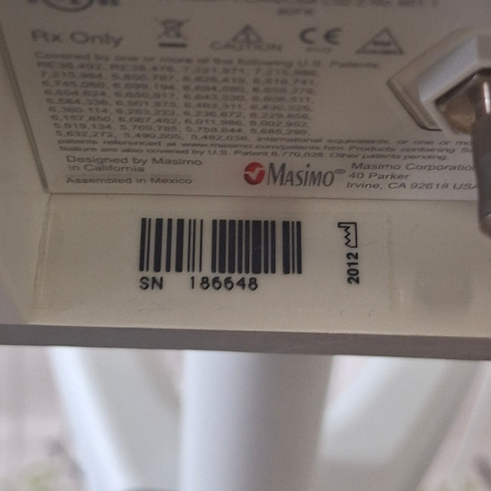 Masimo Masimo Radical 7 Pulse Oximeter w/ Base Patient Monitors reLink Medical