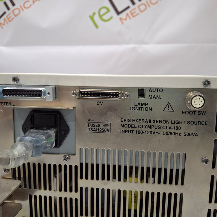 Olympus Olympus CLV-180 Light Source Flexible Endoscopy reLink Medical